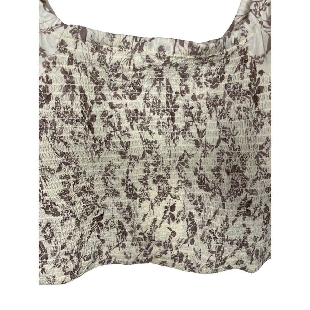 NWT Seraphine Floral 100% Cotton Maternity Top Size 6 - Picture 4 of 9